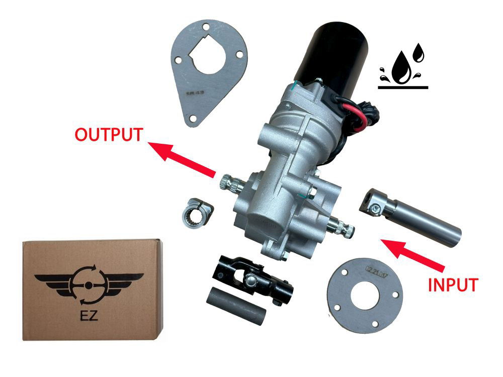 エンジンがステアリングシャフトの上にある（HD-BR）